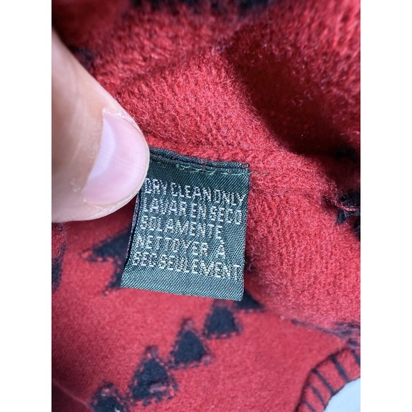 VTG Ralph Lauren LRL Wool Sweater Women's Medium Mock Turtleneck Aztec Southwest - Picture 4 of 9